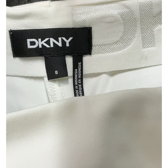 DKNY pull on white dress pants NWT - Picture 3 of 5